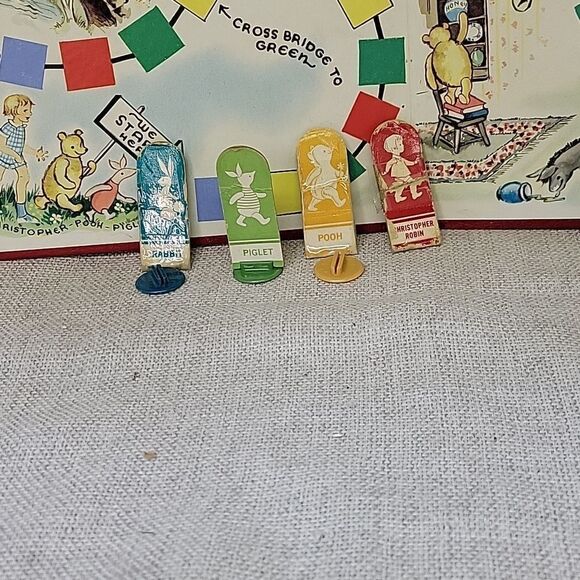 WINNIE THE POOH 1959 Board Game COMPLETE PARKER BROTHERS Vtg Disney Complete - Picture 5 of 10